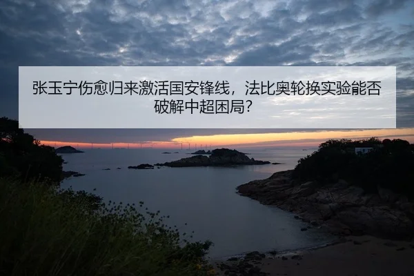 张玉宁伤愈归来激活国安锋线，法比奥轮换实验能否破解中超困局？